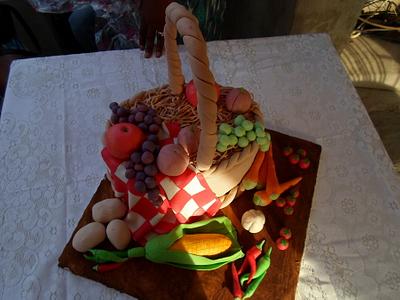 fruits and vegetable basket - Cake by erima ojobo