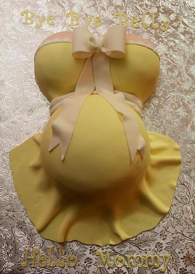 Baby bump #1 - Cake by SweetdesignsbyJesica