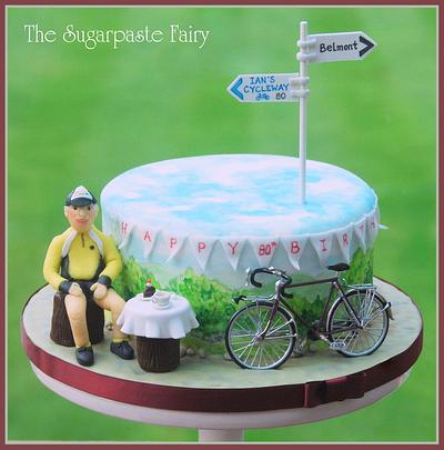 Still Cycling - Cake by The Sugarpaste Fairy
