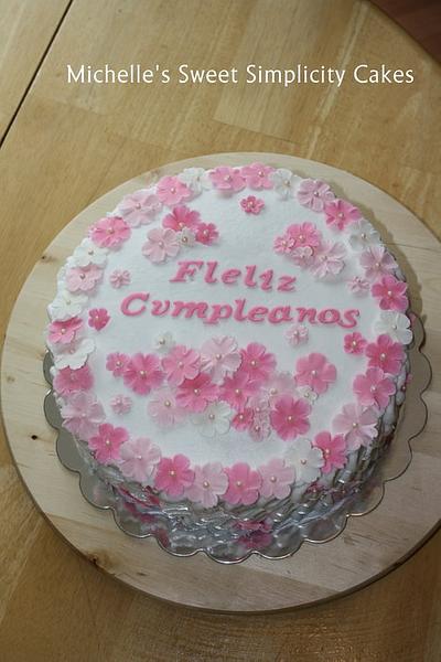 Spanish Happy Birthday Cake - Cake by Michelle