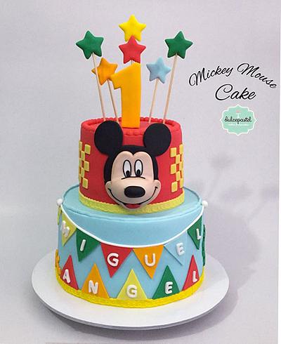 Torta Mickey Mouse 3D - Cake by Dulcepastel.com