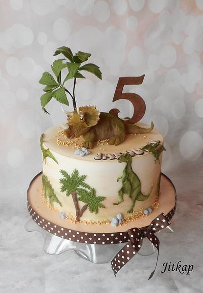 Dinosaur cake - Cake by Jitkap
