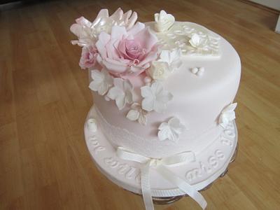 Rose birthday cake - Cake by Carry on Cupcakes
