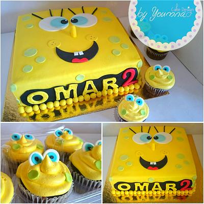 Sponge bob  - Cake by Cake design by youmna 