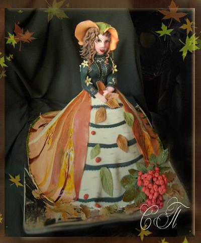 Cake woman Fall - Cake by Svetlana