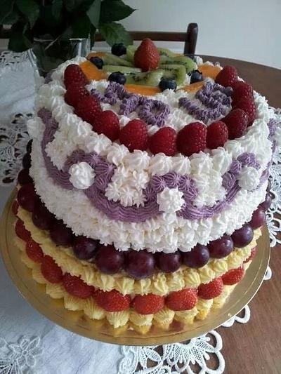 Fruit cake - Cake by Agnieszka