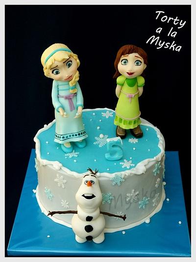 Frozen - Cake by Myska