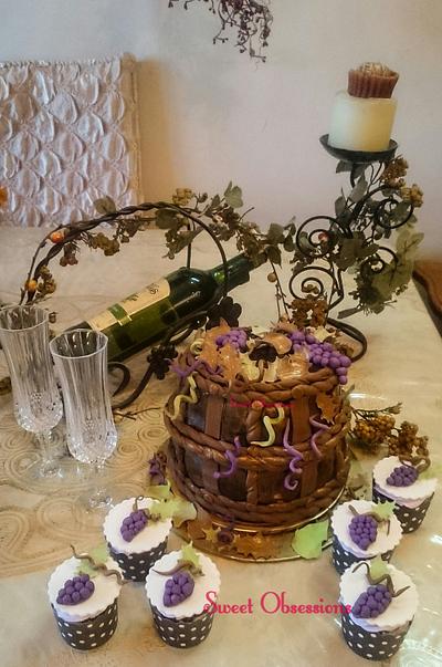 Wine Barrel Cake!  - Cake by Sweet Obsessions by Tanya Mehta 