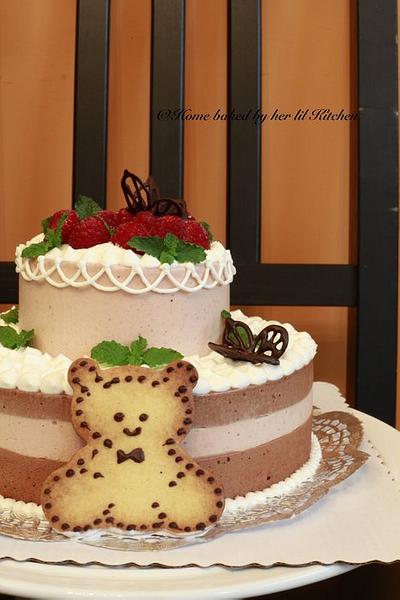 Raspberry chocolate mousse cake - Cake by Her lil kitchen