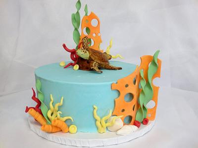 Ocean theme cake - Cake by Justsweet