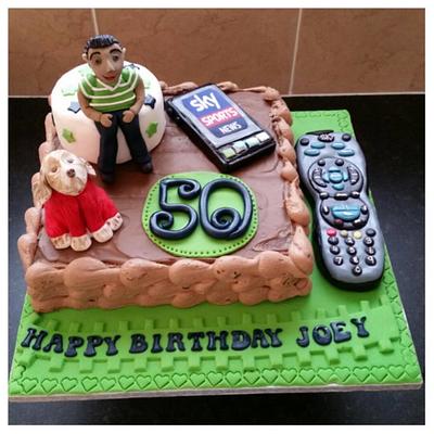 50th birthday cake  - Cake by Eliz4cakes 