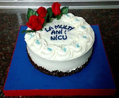 TARTA ROSAS ROJAS - Cake by Camelia