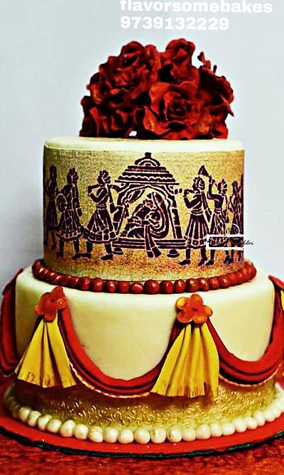 Wedding cake - Cake by pooja1612