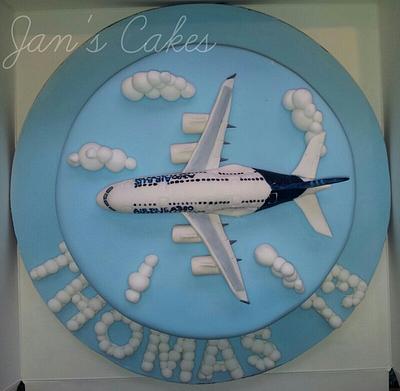 Airbus A380 Birthday cake - Cake by Jan
