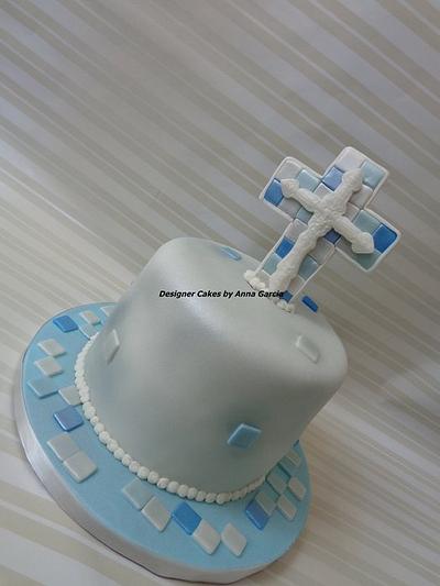 Baptism - Cake by Designer Cakes by Anna Garcia