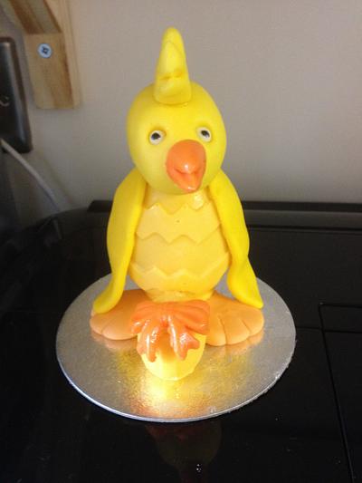 Easter chick - Cake by Niknoknoos Cakery