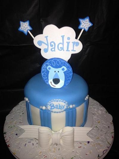 Safari Lion Baby Shower Cake - Cake by DeliciousCreations