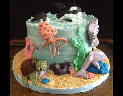Under the sea cake - Cake by Jaclyn Dinko