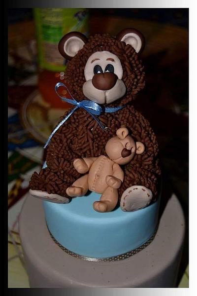 Bears cupcake cake and cookies - Cake by ANTONELLA VACCIANO