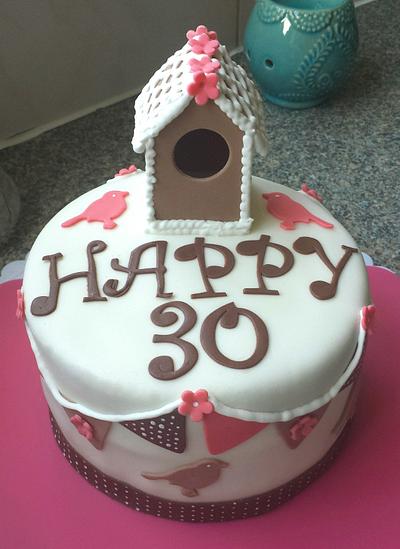 Happy 30th Birthday In Your New Home - Cake by Sweet Babycakes