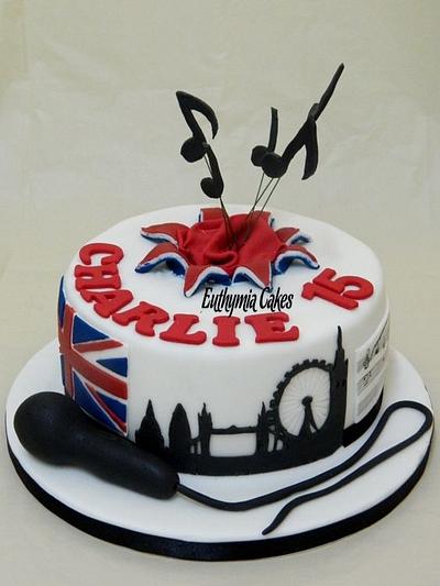 Music/singing and London inspired cake - Cake by Eva