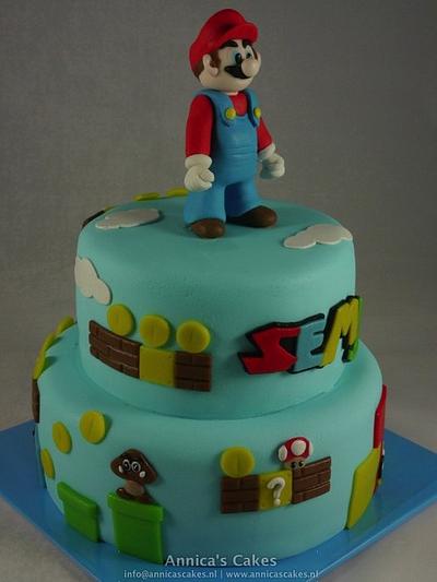 Super Mario birthday cake - Cake by Annica