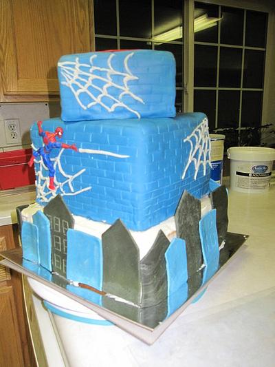 Spiderman Cake - Cake by jessieriddle