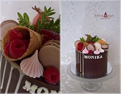 Drip cake for Monika - Cake by Tortolandia