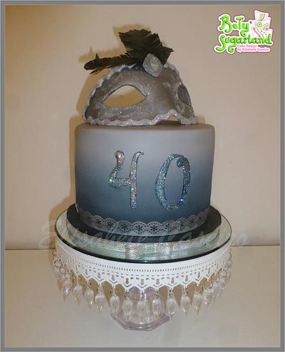 Fifty Shades of Grey inspired cake - Cake by Bety'Sugarland by Elisabete Caseiro 