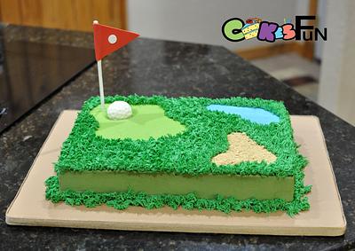 Golf Grooms cake - Cake by Cakes For Fun