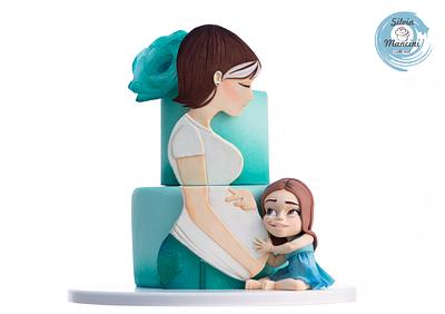 MY BABY SHOWER CAKE  - Cake by Silvia Mancini Cake Art