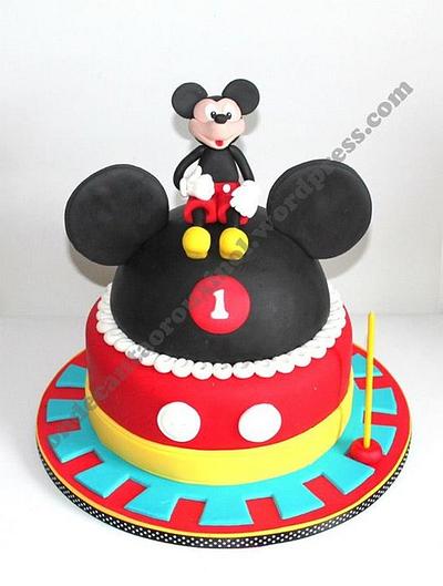 Mickey Cake - Cake by SofiaRouxinol