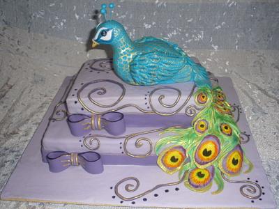 Peacock cake - Cake by Zoca