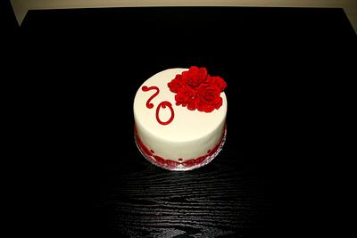 Red Roses - Cake by Rozy