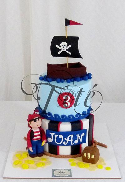 Pirate John. - Cake by Teté Cakes Design
