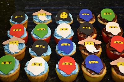 Ninjago cupcakes  - Cake by Cakesbylala