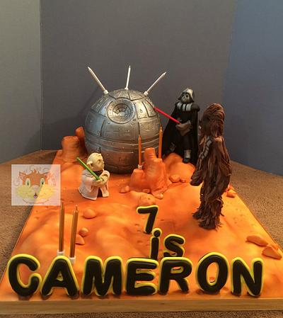 Star Wars - Cake by Elaine - Ginger Cat Cakery 