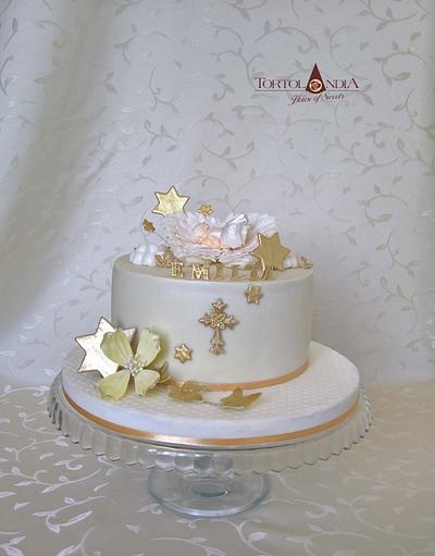 Christening cake for Emilia - Cake by Tortolandia
