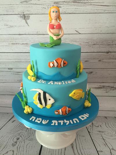 Mermaid & Tropical Fishes - Cake by Sweet Cakes