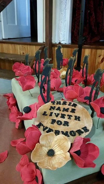 100 yrs Remembrance of our Anzac's  - Cake by Reb