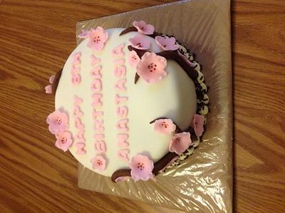 Cherry Blossom Cake - Cake by Claudia Amezcua