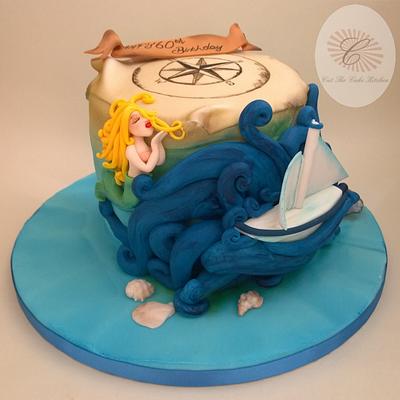 sailors mermaid - Cake by Emma Lake - Cut The Cake Kitchen
