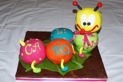 Caterpiller cake - Cake by Lia Russo