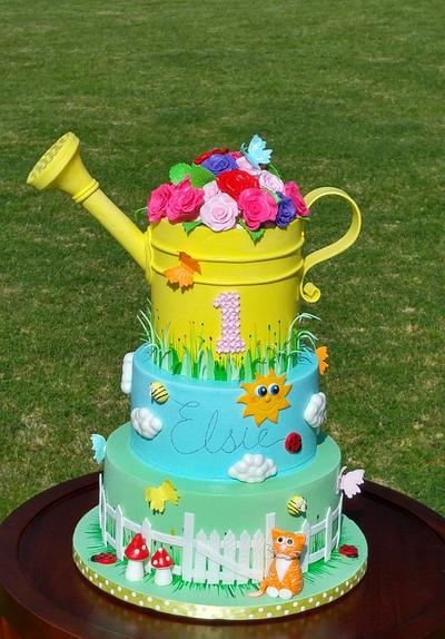 Springtime Themed Cake - Cake by Lisa-Jane Fudge