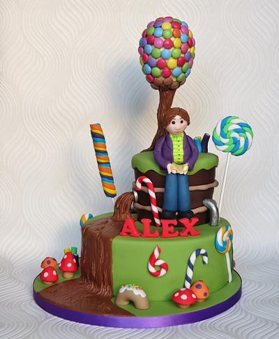 Charlie and the Chocolate Factory Cake - Cake by Pam 