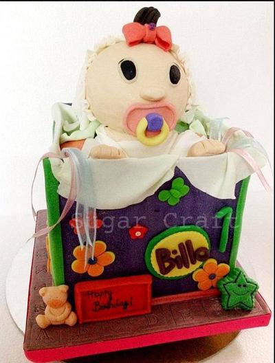 Baby in a box - Cake by Jaya Lakshmi Deepak