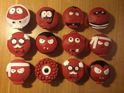 Fun Red Nose Day Cupcakes - Cake by emma