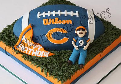 Chicago Bear Cake - Cake by Sandy Thompson
