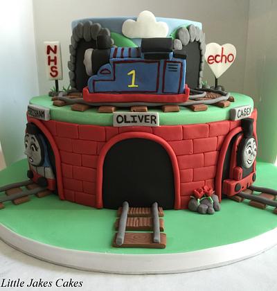 Thomas and friends - Cake by LittleJakesCakes