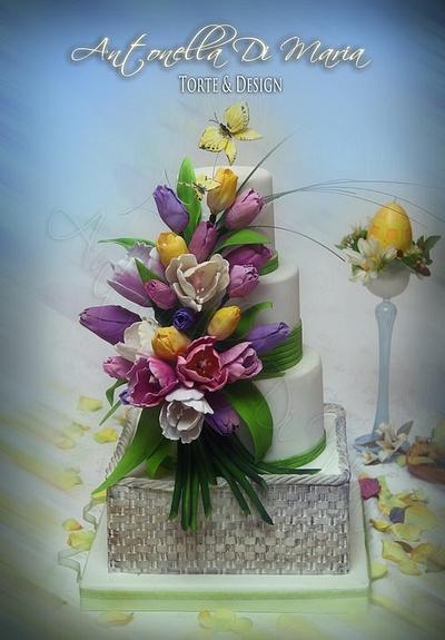 Easter Tulip Cake - Cake by Antonella Di Maria